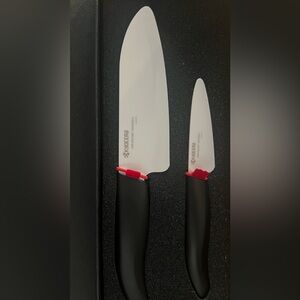 Kyocera 5.5” Santoku & 3” Paring Knife Set